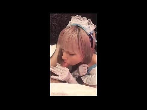 ❤️ Japāņu elks [mayuka], franču kalpones tērps, 1. daļa, minets un džerkstēšana ar losjonu ️❌ Seks video pie mums ❌️