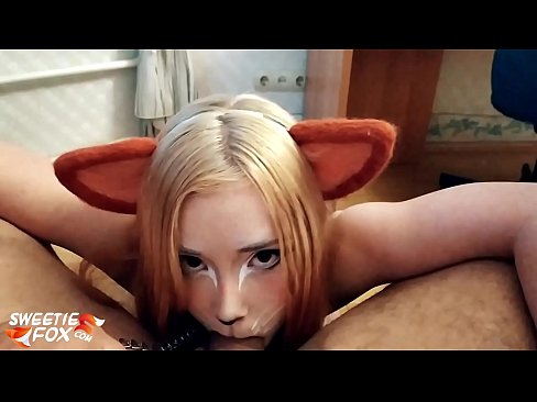 ❤️ Kitsune norīt penis un sperma viņas mutē ️❌ Seks video pie mums ❌️